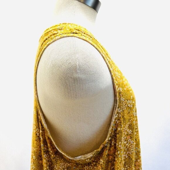 NWT SO GOODS FOR LIFE Juniors Sleeveless Pullover Round Neck Floral Shirt Sz XL - Picture 6 of 10